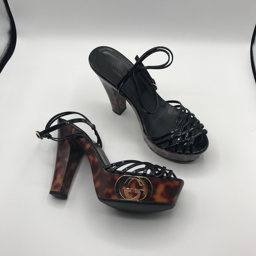 Gucci Vitello Vernice Soft Nero